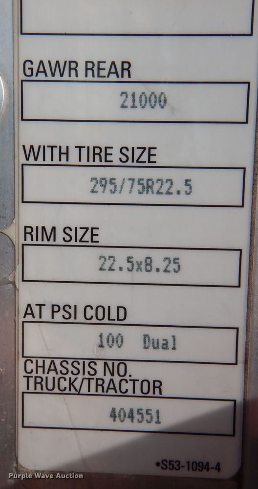 image for item KW9768 2014 Kenworth T370  truck cab and chassis