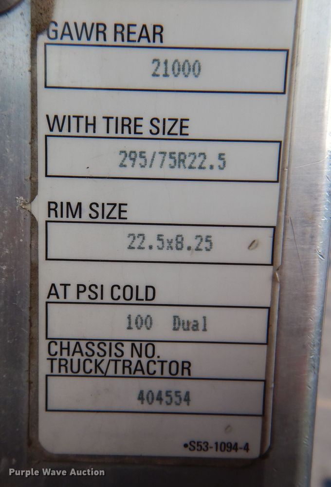 image for item KW9769 2014 Kenworth T370  truck cab and chassis