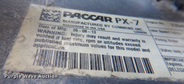 image for item KW9770 2014 Kenworth T370  truck cab and chassis