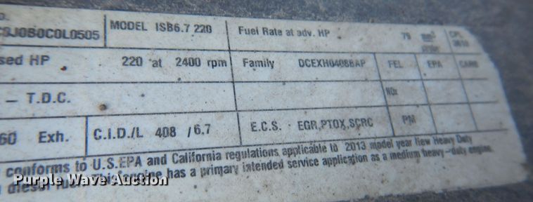 image for item KW9770 2014 Kenworth T370  truck cab and chassis