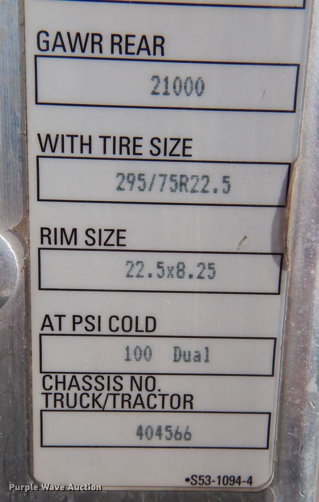 image for item KW9770 2014 Kenworth T370  truck cab and chassis