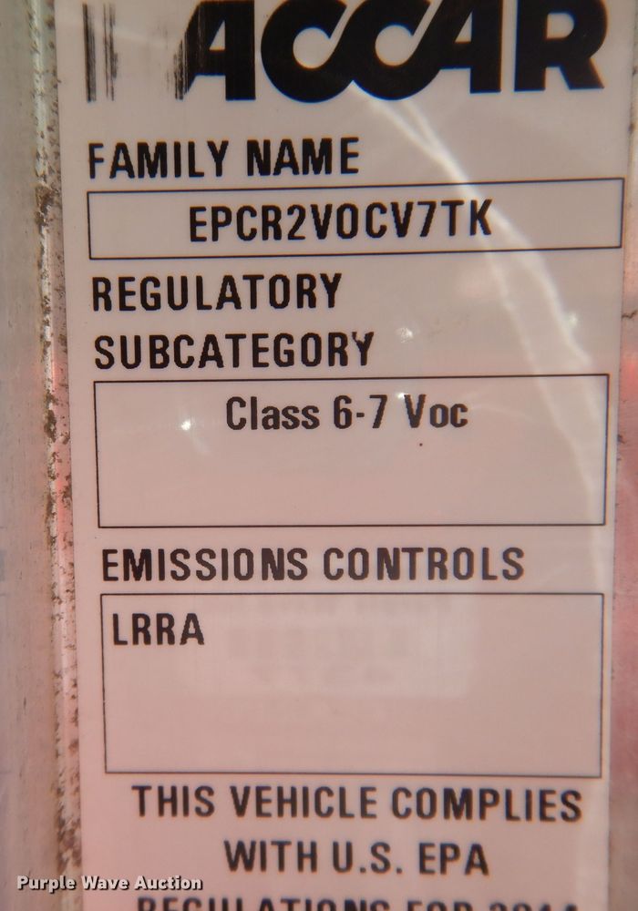 image for item KW9770 2014 Kenworth T370  truck cab and chassis