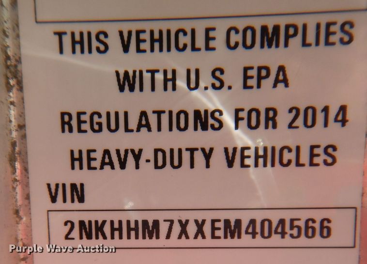 image for item KW9770 2014 Kenworth T370  truck cab and chassis