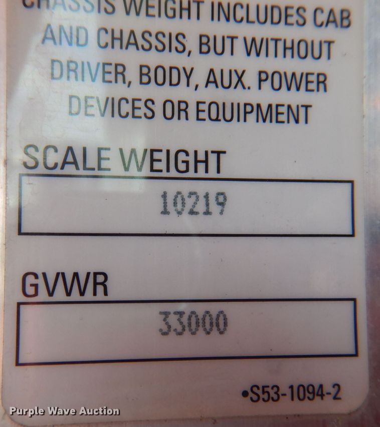 image for item KW9770 2014 Kenworth T370  truck cab and chassis