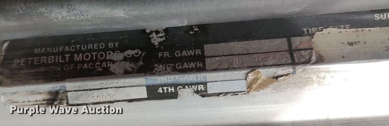 image for item LK9306 1985 Peterbilt 359  semi truck