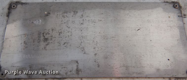 image for item LU9655 2007 Great Dane 7811TZ 1A  refrigerated van trailer