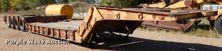 image for item LU9685 1979 Load King 604DFP  lowboy equipment trailer