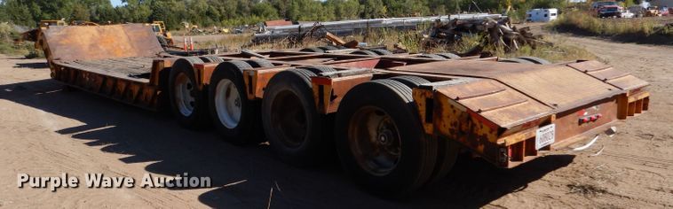 image for item LU9685 1979 Load King 604DFP  lowboy equipment trailer