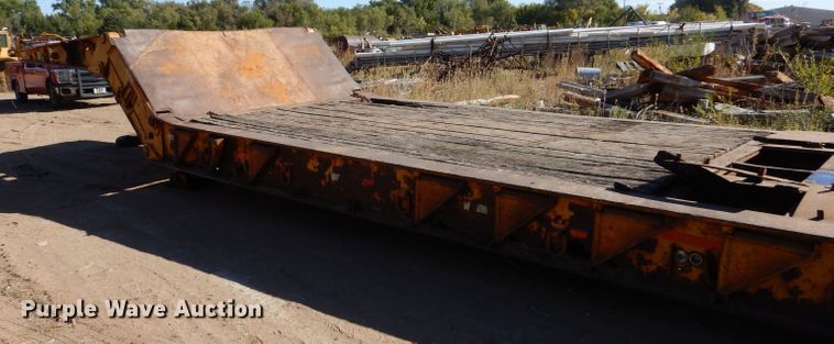 image for item LU9685 1979 Load King 604DFP  lowboy equipment trailer