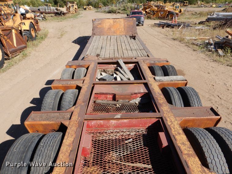 image for item LU9685 1979 Load King 604DFP  lowboy equipment trailer