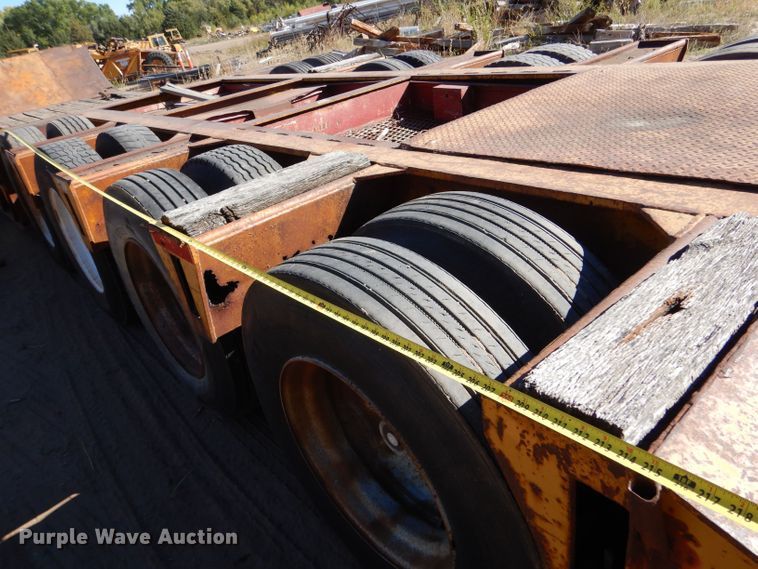 image for item LU9685 1979 Load King 604DFP  lowboy equipment trailer
