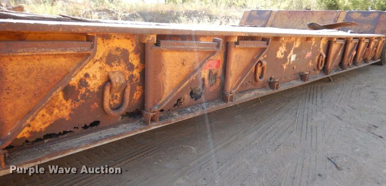 image for item LU9685 1979 Load King 604DFP  lowboy equipment trailer