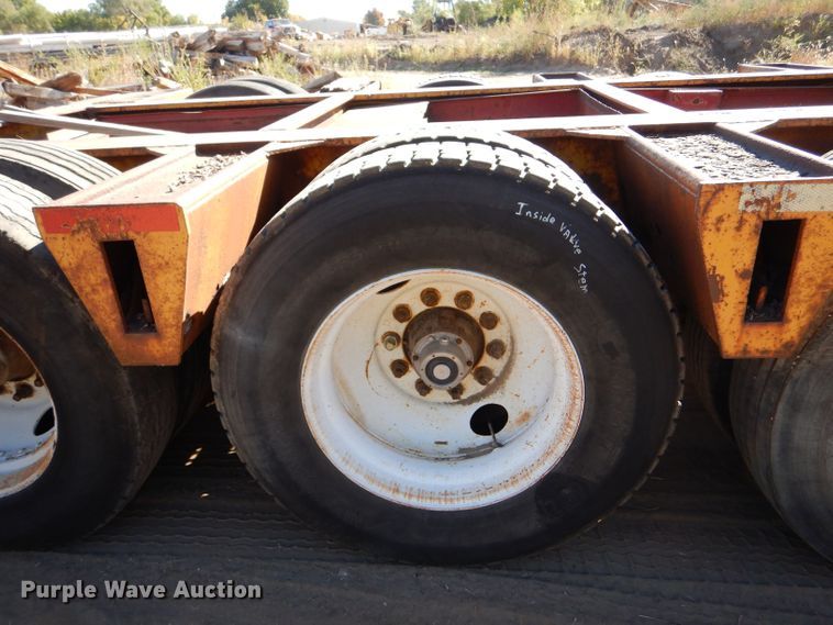 image for item LU9685 1979 Load King 604DFP  lowboy equipment trailer