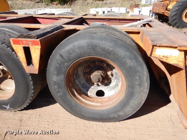 image for item LU9685 1979 Load King 604DFP  lowboy equipment trailer