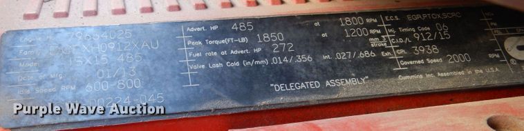 image for item LU9726 2014 Freightliner Cascadia  semi truck