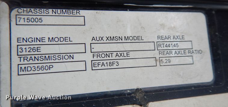 image for item MJ9841 2003 Peterbilt 320  refuse truck