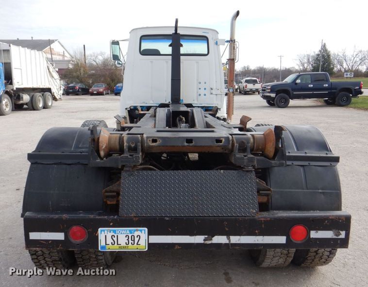 image for item MJ9842 1996 Ford L8000  hook lift truck