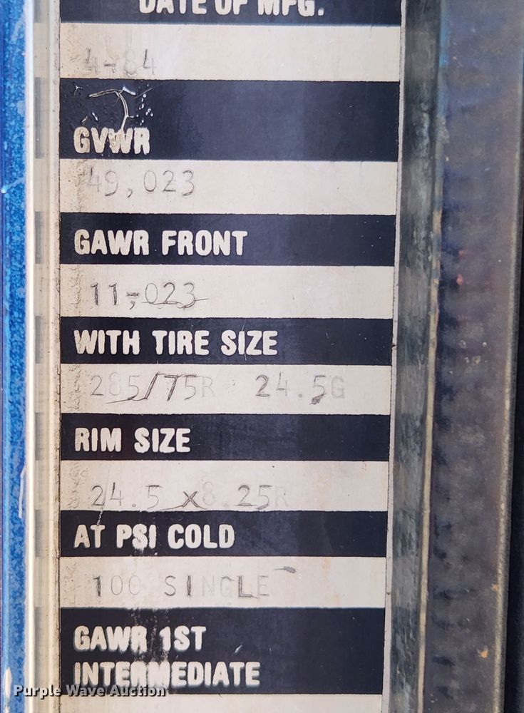 image for item MK9300 1984 Kenworth W900  semi truck