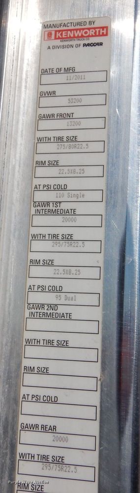 image for item MT9800 2012 Kenworth T660  semi truck