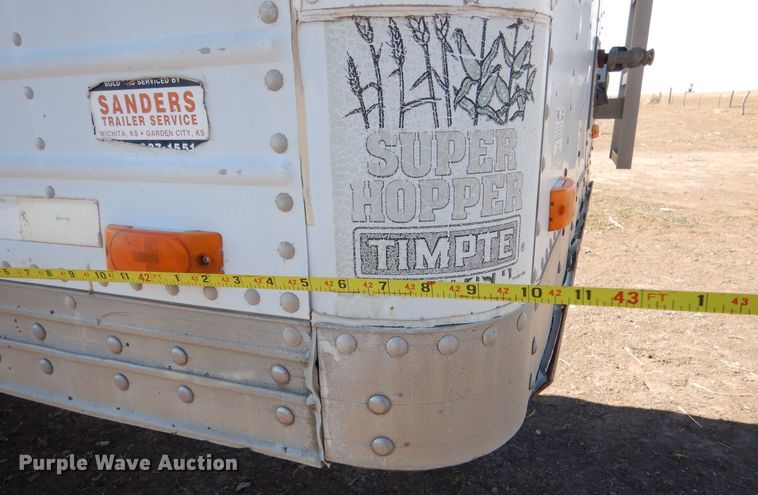 image for item MT9801 1993 Timpte Super Hopper  grain trailer
