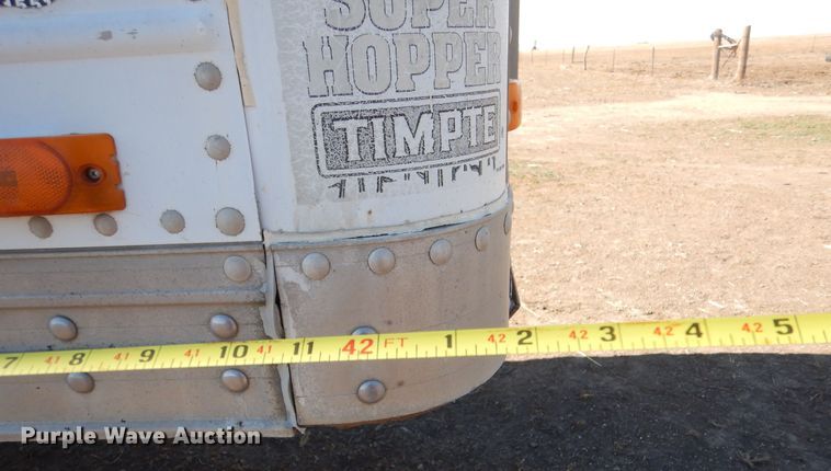 image for item MT9801 1993 Timpte Super Hopper  grain trailer