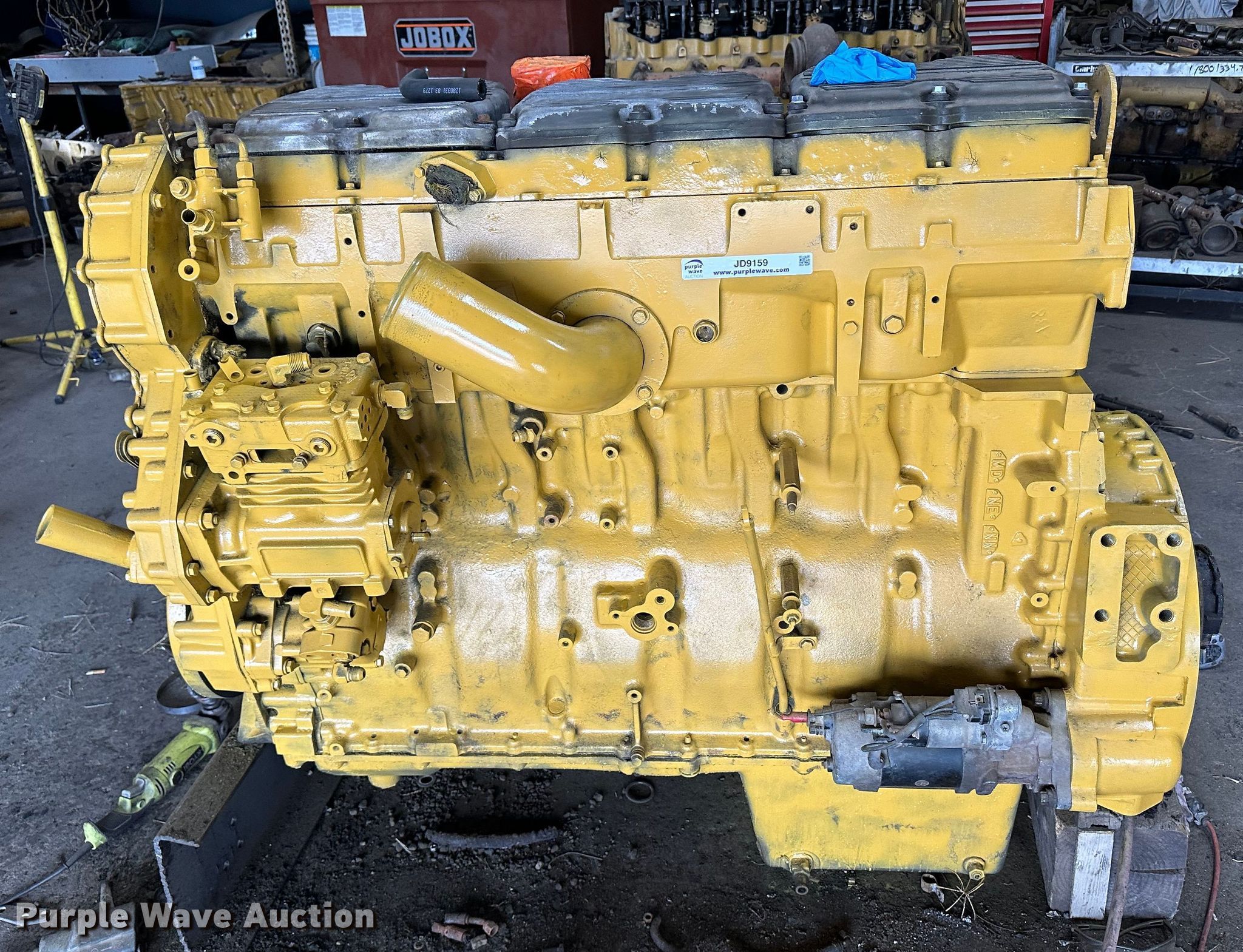 Caterpillar 3406 6NZ engine in Russell, KS Item JD9159 sold Purple Wave