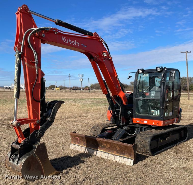 image for item DL0738 2020 Kubota KX080-4S2 mini excavator