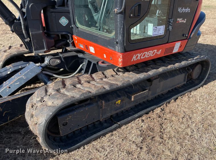 image for item DL0738 2020 Kubota KX080-4S2 mini excavator