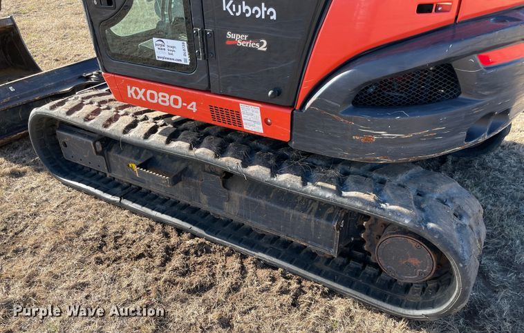 image for item DL0738 2020 Kubota KX080-4S2 mini excavator