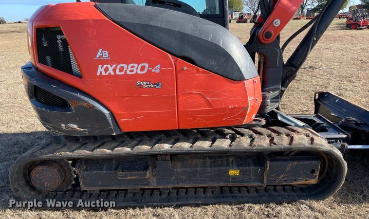 image for item DL0738 2020 Kubota KX080-4S2 mini excavator