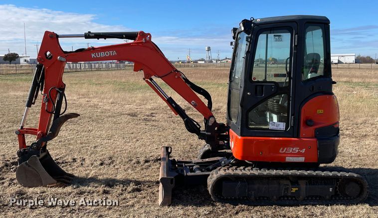 image for item DL0739 2019 Kubota U35-4 mini excavator