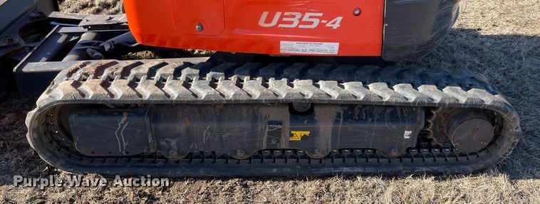 image for item DL0739 2019 Kubota U35-4 mini excavator