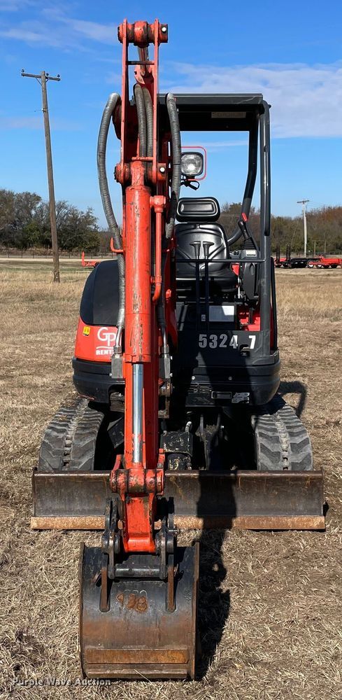 image for item DL0741 2020 Kubota U25 mini excavator