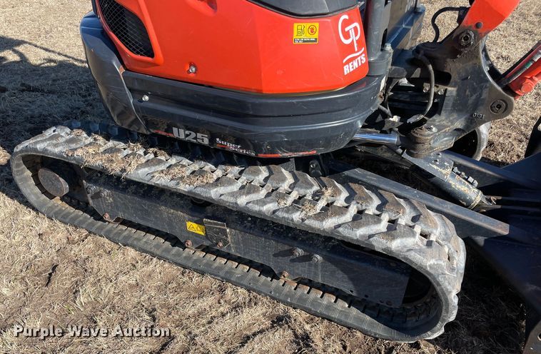 image for item DL0741 2020 Kubota U25 mini excavator