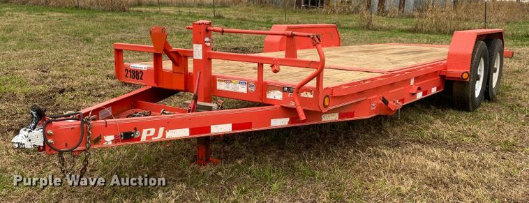 image for item DN7526 2020 PJ T6202  tilt deck utility trailer