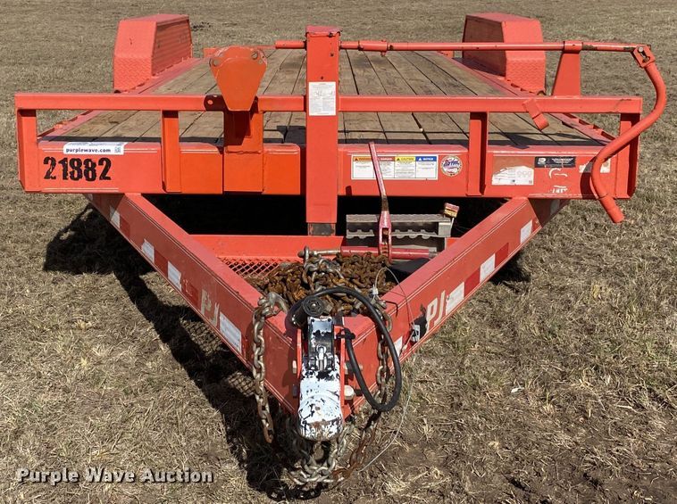 image for item DN7526 2020 PJ T6202  tilt deck utility trailer