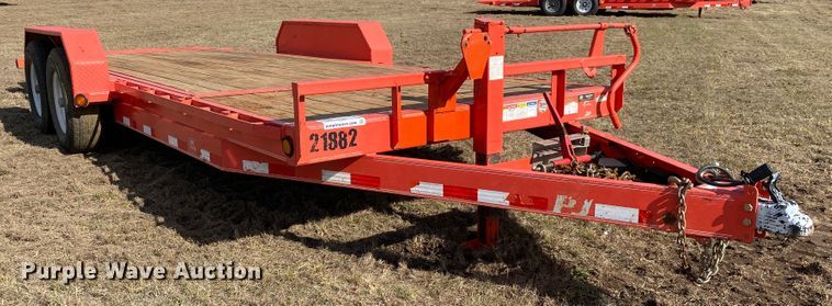 image for item DN7526 2020 PJ T6202  tilt deck utility trailer