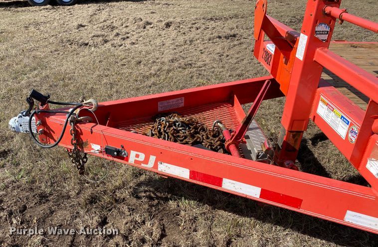 image for item DN7526 2020 PJ T6202  tilt deck utility trailer