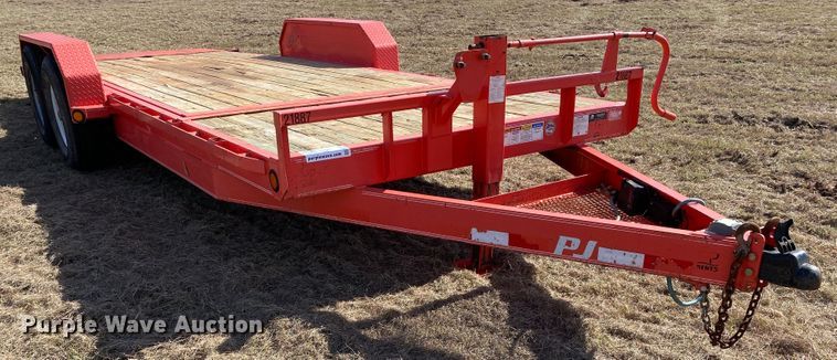 image for item DN7528 2020 PJ T6202 tilt deck utility trailer