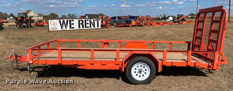 image for item DN7531 2019 PJ U8141  utility trailer