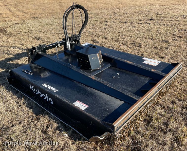 2021 Kubota APSC4072 skid steer rotary mower in Davis, OK Item