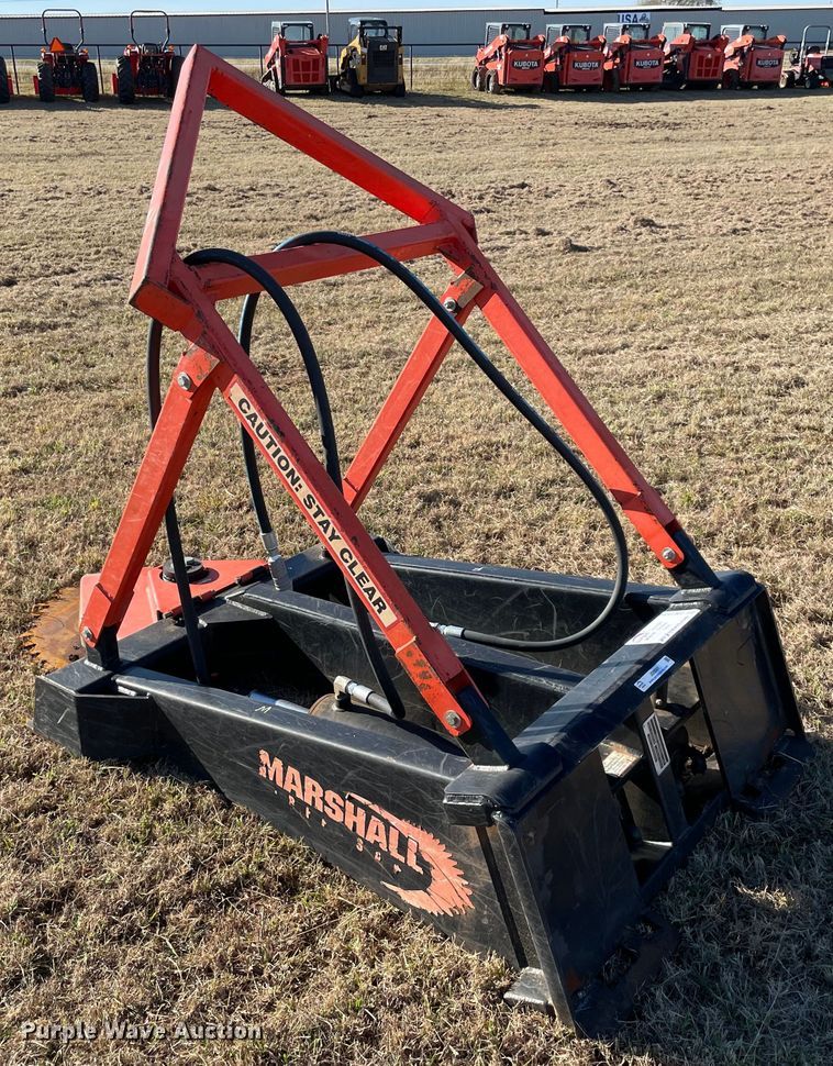 image for item DN7539 2017 Marshall 1200  skid steer tree saw