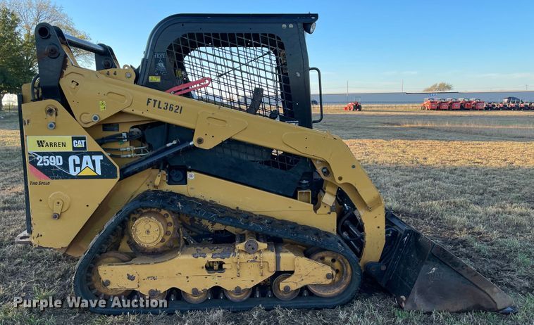image for item DN7559 2015 Caterpillar 259D  tracked skid steer loader
