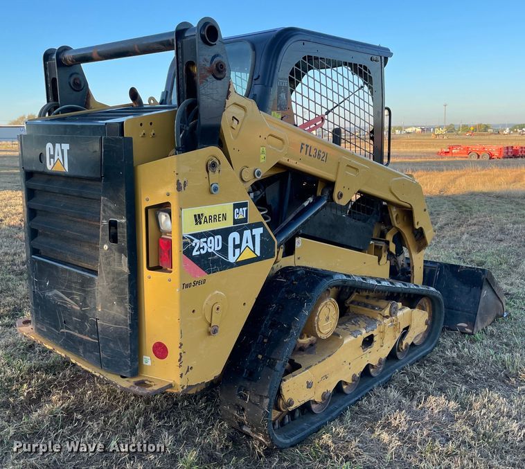 image for item DN7559 2015 Caterpillar 259D  tracked skid steer loader