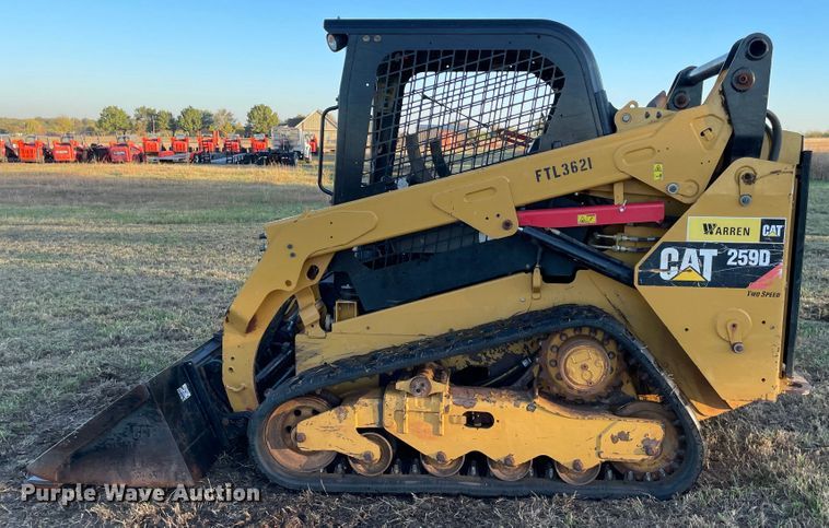 image for item DN7559 2015 Caterpillar 259D  tracked skid steer loader