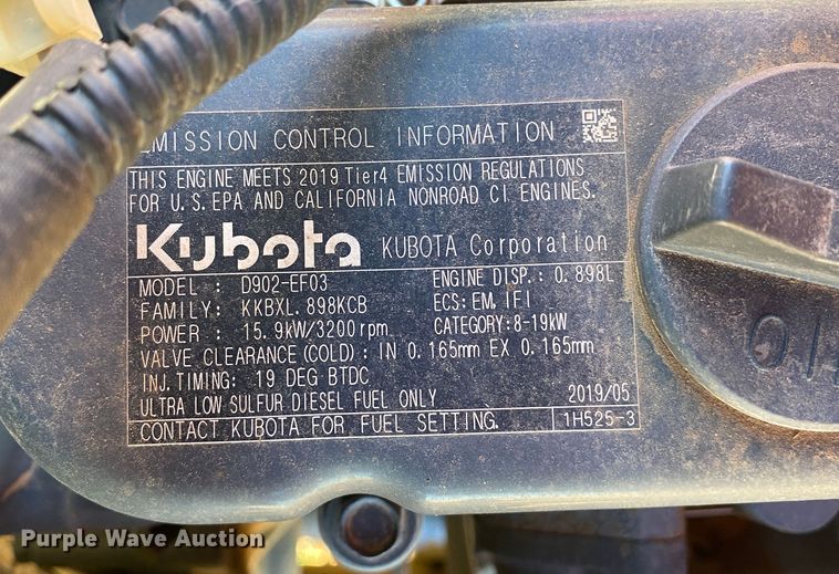 image for item DN7566 2020 Kubota BX23SLSB-R  backhoe