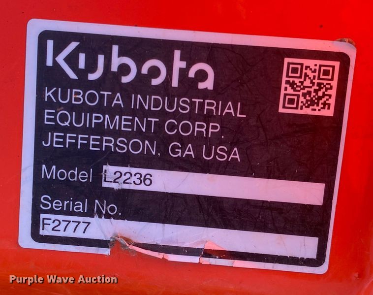 image for item DN7568 2021 Kubota L3560HST  MFWD tractor