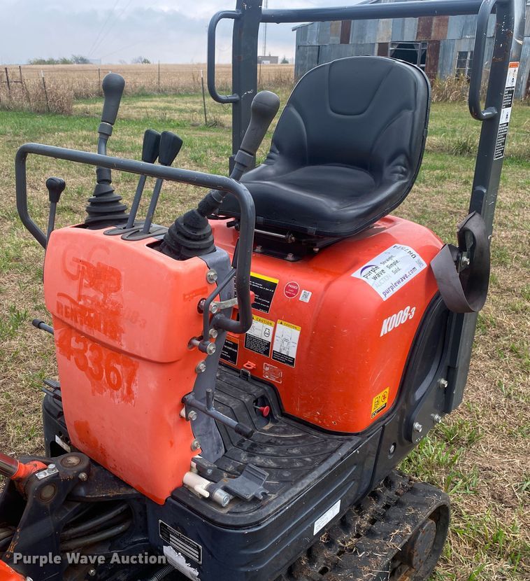 image for item DN7574 2019 Kubota K008-3  mini excavator