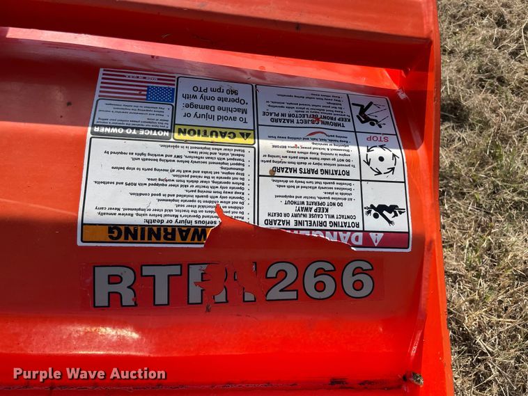 image for item DN7584 2019 Land Pride RTR1266  rototiller