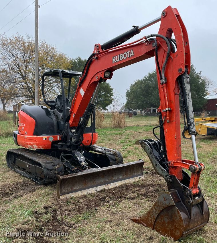 image for item DN7619 2019 Kubota KX057-4 mini excavator